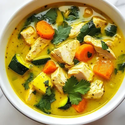 Turmeric Chicken Soup Nutritious Comfort in a Bowl