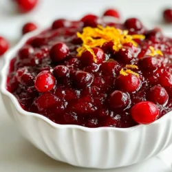 To make the best small batch cranberry sauce, you need a few key ingredients. Here’s what you’ll need: - 1 cup fresh cranberries - 1/2 cup granulated sugar - 1/2 cup orange juice (fresh is best) - 1/2 teaspoon vanilla extract - 1/4 teaspoon ground cinnamon - Zest of 1 orange - Optional: 1/4 cup chopped walnuts or pecans These ingredients work together to create a sweet and tangy sauce that brightens any dish. You can easily swap some ingredients if you need to. Here are a few ideas: - Instead of sugar, use honey or maple syrup for a different sweetness. - You can replace orange juice with lemon juice for a zestier flavor. - If you don’t have vanilla extract, try almond extract for a unique twist. These alternatives keep the spirit of the dish while giving you flexibility. Want to take your sauce up a notch? Consider these add-ins: - A pinch of nutmeg can add warmth. - A splash of brandy or rum gives a festive note. - For some heat, add a few dashes of cayenne pepper. These options let you customize the flavor to suit your taste. {{ingredient_image_1}} 1. Start by rinsing 1 cup of fresh cranberries in cold water. 2. Remove any stems or damaged berries. This helps keep the sauce fresh. 3. Gather your other ingredients: 1/2 cup sugar, 1/2 cup orange juice, and more. 4. If you want nuts, chop 1/4 cup of walnuts or pecans. 1. In a medium saucepan, add the rinsed cranberries, sugar, and orange juice. 2. Cook this mix over medium heat. Stir it occasionally. 3. Watch as the berries start to pop. This takes about 5-10 minutes. 4. When most berries pop and the sauce thickens, add 1/2 teaspoon vanilla extract, 1/4 teaspoon ground cinnamon, and the orange zest. 5. If using nuts, fold them in now. They add a nice crunch to your sauce. - For a thicker sauce, cook it a bit longer after adding the spices. - Remember, the sauce will thicken more as it cools. - Let it cool slightly before transferring it to a jar. - Serve it chilled for the best flavor. This simple method helps you make a tasty small batch cranberry sauce. Enjoy! When making small batch cranberry sauce, avoid overcooking the berries. If you cook them too long, they may turn mushy. Make sure to watch for popping sounds. This indicates they are cooking well. Also, don’t skip the orange zest. It adds great flavor. Using bottled orange juice can dull the taste. Fresh juice makes a big difference. You can change this recipe to fit your taste. Want a spicier sauce? Add a pinch of cayenne. For more sweetness, increase the sugar to three-quarters of a cup. If you like a thicker sauce, let it cook a little longer. You can also mix in different nuts. Try pistachios for a fun twist. For deeper flavor, toast your nuts before adding them. This brings out their natural oils. You can also add a splash of bourbon or brandy for a rich taste. If you like tartness, add a touch of lemon juice. Always taste as you go. This lets you adjust flavors to your liking. Pro Tips Use Fresh Cranberries: Fresh cranberries give the best flavor and texture. If you can’t find them, consider using frozen cranberries, but do not thaw them before cooking. Adjust Sweetness: If you prefer a less sweet sauce, reduce the sugar gradually until it reaches your desired taste. The natural tartness of cranberries can shine through with less sugar. Experiment with Spices: Feel free to add other spices like nutmeg or ginger for a unique flavor twist. Just be cautious not to overpower the cranberry's natural taste. Storage Tips: This sauce can be made ahead of time and stored in the refrigerator for up to a week. It also freezes well, making it a great make-ahead option for gatherings. {{image_2}} You can give your small batch cranberry sauce a twist. Try adding spices like ginger or chili flakes. This makes the sauce spicy and exciting. If you prefer a tart flavor, use less sugar. The tang of the cranberries will shine through. Adding fruits can change the whole taste. You might blend in diced apples or pears. These fruits bring sweetness and texture. You can also add chopped pineapple for a tropical vibe. Each fruit adds its own special touch to the sauce. Mix and match to find your favorite! You can skip fresh cranberries and use dried ones. Just soak them in warm water first. This softens them and brings out their flavor. You can also try other berries, like blueberries or raspberries. Each berry offers a new taste. Experiment and find what you love best! After you enjoy your small batch cranberry sauce, store it in the fridge. Use a clean jar or bowl with a lid. This keeps the sauce fresh and tasty. Make sure it cools down before sealing. It will stay good for about a week. You can freeze cranberry sauce if you want it to last longer. Use a freezer-safe container or a zip-top bag. Leave some space at the top, as the sauce expands when frozen. Label the bag with the date. It can stay in the freezer for up to three months. To use it, just thaw it in the fridge overnight. Homemade cranberry sauce lasts about a week in the fridge. If you see mold or notice a bad smell, it’s time to toss it. If the sauce looks too watery or has changed color, it’s best to discard it. Always trust your senses when it comes to food safety. Yes, you can make cranberry sauce ahead of time. In fact, it tastes better after resting. I suggest making it a day or two before your meal. This way, the flavors meld together nicely. Just store the sauce in the fridge until you’re ready to serve. Homemade cranberry sauce can last for about one to two weeks in the fridge. Make sure to store it in an airtight container. If you want to keep it longer, consider freezing it. When frozen, it can last for up to three months. Just thaw it in the fridge when you’re ready to enjoy it again. Cranberry sauce pairs well with many dishes. It goes great with turkey and ham. You can also use it on sandwiches, especially with turkey or roast beef. Don't forget about cheese boards! A scoop of cranberry sauce adds a nice touch to creamy cheeses. If you’re feeling adventurous, try it on pancakes or waffles for a fruity twist. This blog post covered how to make small batch cranberry sauce, including key ingredients, cooking steps, and tips for best results. We discussed popular alternatives, add-ins for flavor, and common mistakes to avoid. Variations like spicy or fruity twists can add fun to your meal. Proper storage helps keep your sauce fresh, and I answered frequently asked questions about timing and pairings. Enjoy making this sauce, and feel free to customize it! Your taste buds will thank you for the effort.