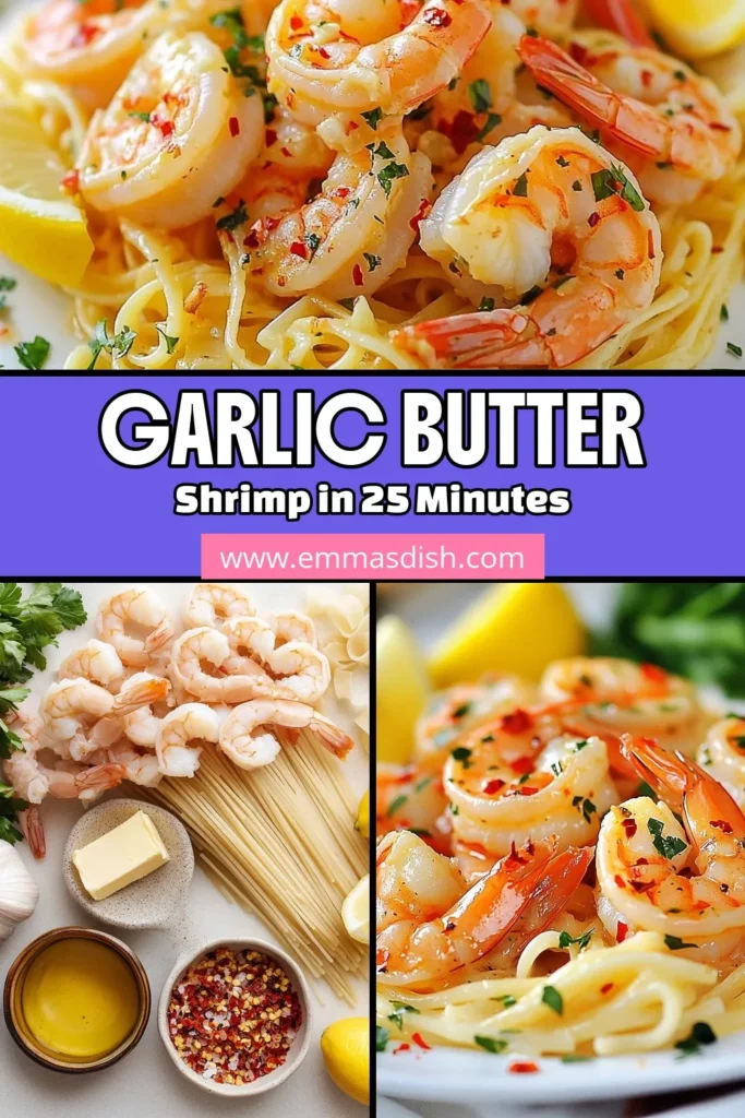 Discover this easy garlic butter shrimp scampi recipe that will elevate your weeknight dinners! Perfect for a shrimp and pasta dinner, this quick garlic shrimp recipe combines juicy shrimp with a rich garlic butter sauce, all tossed with linguine for a delightful meal. Whether you're cooking for the family or impressing guests, this is the best shrimp scampi linguine you'll find. Save this recipe and enjoy the flavors tonight! #ShrimpScampi #PastaRecipe #SeafoodLovers #DinnerIdeas