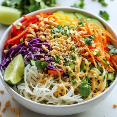 Thai Peanut Noodle Salad Fresh and Flavorful Recipe