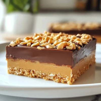 No-Bake Peanut Butter Bars Quick and Easy Recipe