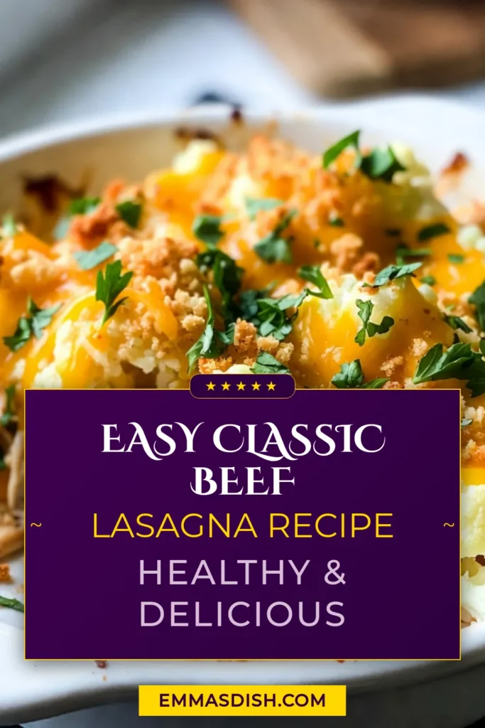 Looking for a delicious and healthy twist on a classic? Try this Buffalo Chicken Cauliflower Casserole! This low-carb casserole is a tasty way to enjoy your favorite flavors without the guilt. With tender cauliflower, shredded chicken, and spicy buffalo sauce, this healthy buffalo chicken recipe is perfect for any occasion. Bake it up for a comforting Cauliflower Chicken Bake that everyone will love! Save this recipe for later! #BuffaloChicken #CauliflowerCasserole #HealthyRecipes #LowCarbCooking