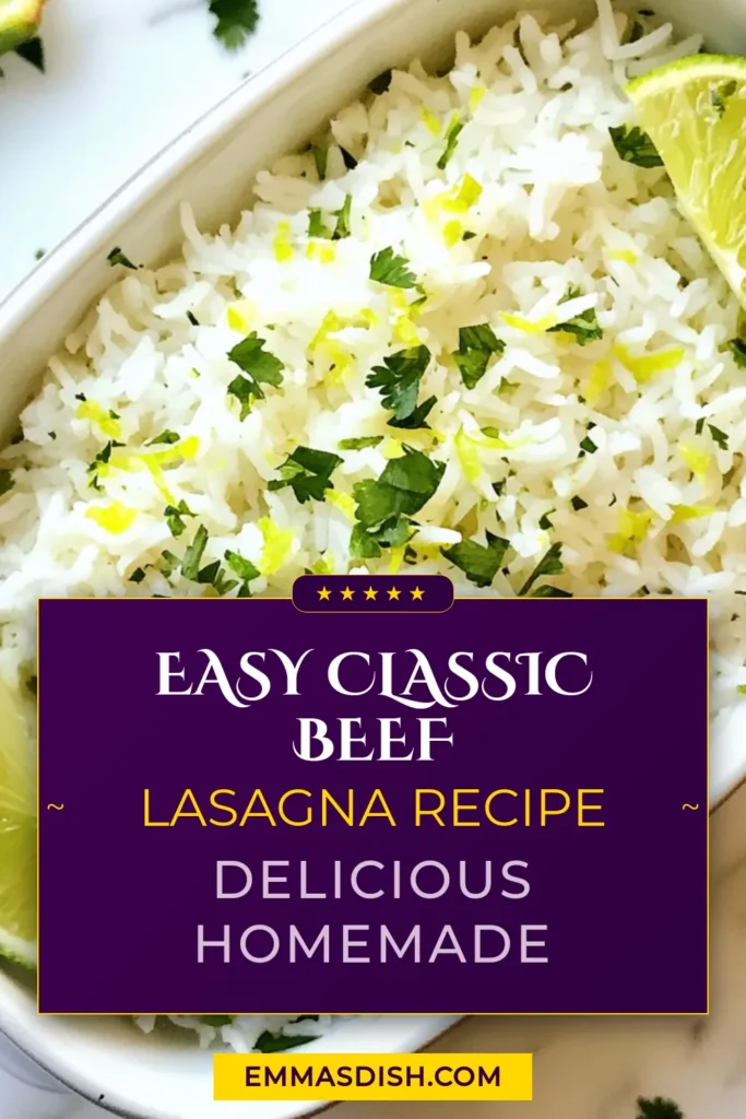 Discover the perfect Coconut Lime Rice recipe that transforms jasmine rice with coconut milk into a tropical delight! This easy coconut rice recipe pairs beautifully with any meal and makes a flavorful lime rice side dish. With its zesty lime flavor and creamy texture, it's a must-try for your next gathering. Click now to elevate your dinner with this delicious dish! #CoconutLimeRice #TropicalRiceRecipes #EasyCoconutRice #JasmineRice