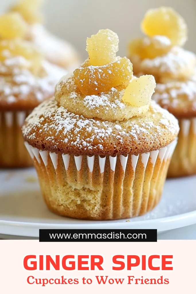 Discover the perfect ginger spice cupcakes with this delightful crystallized ginger recipe! These molasses cupcakes are infused with orange zest and topped with creamy cream cheese frosting for a refreshing citrus ginger dessert. Ideal for any occasion, these cupcakes will impress your guests and satisfy your sweet tooth. Try this easy recipe today and elevate your baking game! Save now for a delicious treat! #GingerSpiceCupcakes #CrystallizedGingerRecipe #MolassesCupcakes #CreamCheeseFrostingCupcakes