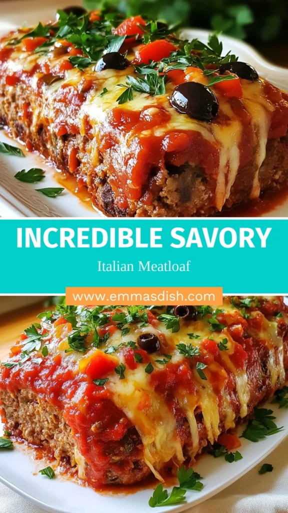 Discover the ultimate Italian meatloaf recipe with this savory stuffed meatloaf that’s sure to impress! This delicious meatloaf with marinara features juicy ground beef, Italian bread crumbs, and a gooey cheese center, making it a family favorite. Perfect for any dinner, this stuffed meatloaf is a comforting twist on classic ground beef recipes. Click to save and try this mouthwatering dish today! #ItalianMeatloaf #StuffedMeatloaf #SavoryMeatloaf #GroundBeefRecipes