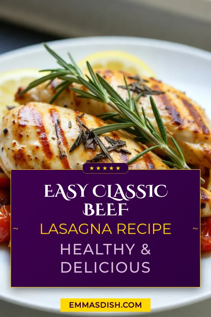 Enjoy the simple, flavorful delight of Zesty Lemon Rosemary Chicken with this easy Lemon Rosemary Chicken recipe! Perfect for a one-pan chicken dinner, this baked lemon chicken is loaded with veggies and marinated for a burst of flavor. In just one hour, create a delicious meal that’s perfect for busy weeknights. Don’t forget to save this easy chicken with vegetables recipe for your next dinner! #SheetPanDinner #EasyRecipes #ChickenDinner #HealthyEating