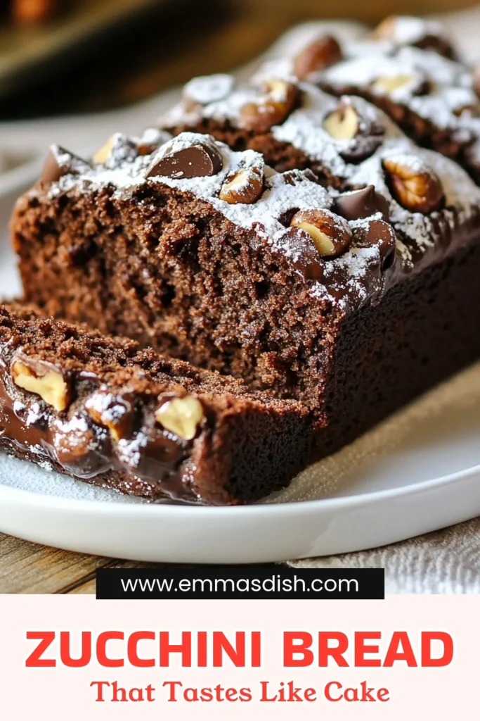 Indulge in this delicious double chocolate zucchini bread that’s both easy to make and irresistibly moist! This zucchini bread recipe is perfect for chocolate lovers, combining grated zucchini with rich cocoa and chocolate chips for a delectable chocolate zucchini loaf. Enjoy a slice for breakfast or as a sweet treat. Save this easy chocolate bread recipe for later and wow your friends! #DoubleChocolateZucchiniBread #ZucchiniBreadRecipe #ChocolateZucchiniLoaf #EasyChocolateBread