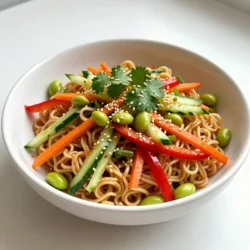 Sesame Ginger Ramen Noodle Salad Simple and Fresh Recipe