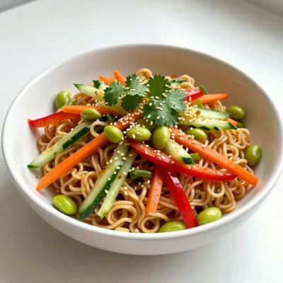 Sesame Ginger Ramen Noodle Salad Simple and Fresh Recipe