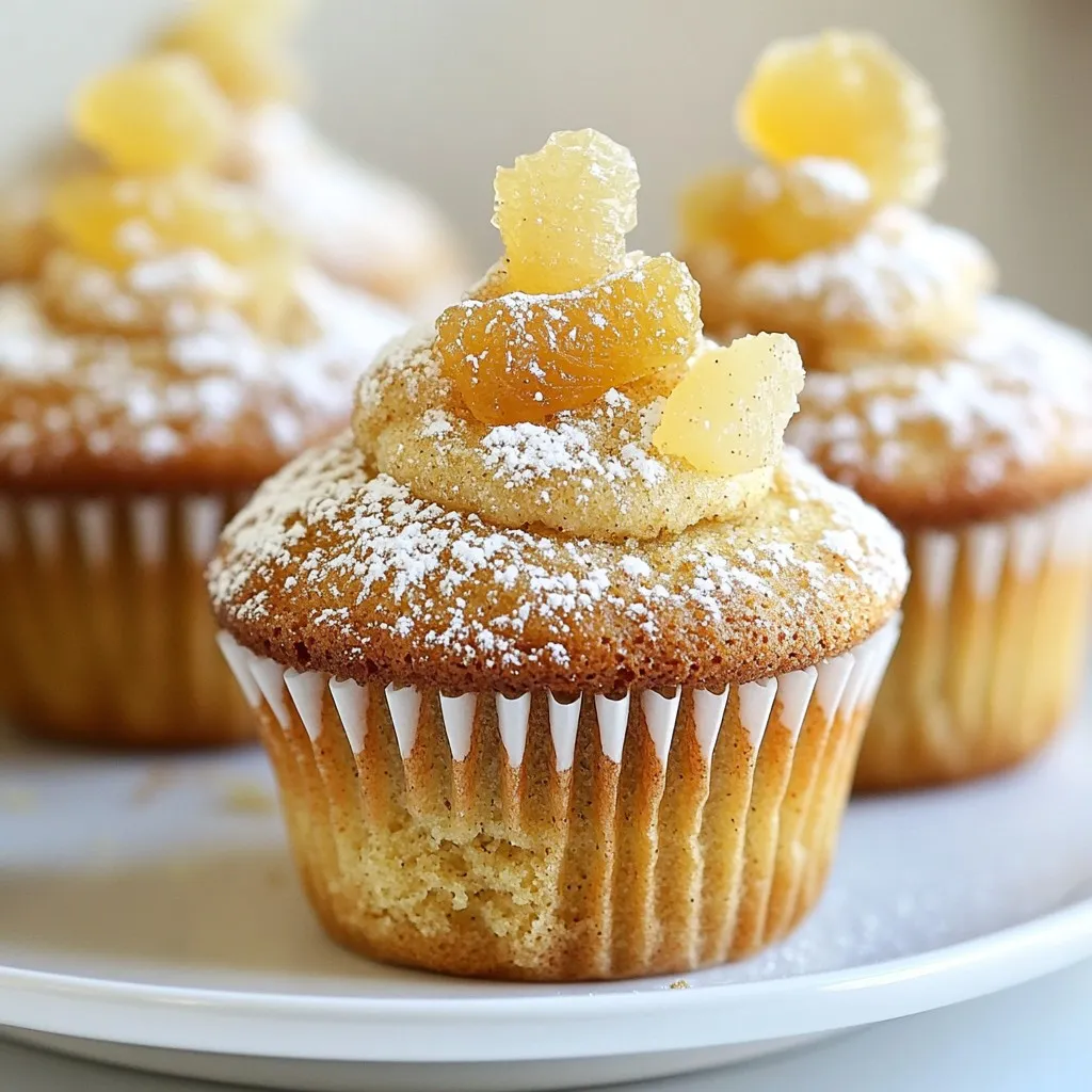 To make Mary Berry's ginger cupcakes, gather these simple ingredients: - 1 cup all-purpose flour - 1 ½ teaspoons baking powder - ½ teaspoon baking soda - 1 teaspoon ground ginger - ½ teaspoon ground cinnamon - ¼ teaspoon ground nutmeg - ¼ teaspoon salt - ½ cup unsalted butter, softened - ¾ cup brown sugar, packed - 2 large eggs - ¼ cup molasses - ½ cup milk - 1 teaspoon vanilla extract - Zest of 1 orange - ½ cup crystallized ginger, finely chopped If you want to add cream cheese frosting, consider these ingredients: - 8 ounces cream cheese, softened - ½ cup unsalted butter, softened - 2 cups powdered sugar - 1 teaspoon vanilla extract Using fresh ingredients makes a big difference. Here’s what to keep in mind: - Opt for high-quality butter. It adds richness and flavor. - Use fresh spices instead of old ones for a stronger taste. - If you can't find crystallized ginger, try chopped dates or raisins. - For a dairy-free version, use coconut milk and a vegan butter substitute. - If you're gluten-free, use a 1:1 gluten-free flour blend. These tips will ensure your cupcakes are as delightful as possible! {{ingredient_image_1}} Start by gathering all your ingredients. This makes it easy to mix and bake. You will need: - 1 cup all-purpose flour - 1 ½ teaspoons baking powder - ½ teaspoon baking soda - 1 teaspoon ground ginger - ½ teaspoon ground cinnamon - ¼ teaspoon ground nutmeg - ¼ teaspoon salt - ½ cup unsalted butter, softened - ¾ cup brown sugar, packed - 2 large eggs - ¼ cup molasses - ½ cup milk - 1 teaspoon vanilla extract - Zest of 1 orange - ½ cup crystallized ginger, finely chopped Preheat your oven to 350°F (175°C). Line a muffin pan with cupcake liners. This will keep the cupcakes from sticking. In a medium bowl, mix the flour, baking powder, baking soda, and spices. Whisk them together well. In a large bowl, beat the softened butter and brown sugar until light and fluffy. This takes about 3-4 minutes. Next, add the eggs one at a time. Mix well after each egg. Then add the molasses and vanilla. Stir until everything is well combined. Gradually mix in the flour mixture and milk. Start and end with the flour mix. Be careful not to overmix the batter. Now, fold in the orange zest and chopped crystallized ginger. This adds great flavor and texture. Divide the batter evenly in the cupcake liners, filling them about two-thirds full. Bake for 18-20 minutes. A toothpick should come out clean when inserted in the center. After baking, let the cupcakes cool in the pan for about 5 minutes. Then, move them to a wire rack to cool completely. This step is crucial for the perfect texture. Once cooled, you can frost the cupcakes with cream cheese frosting or leave them plain. If you want to impress, dust them with powdered sugar. You can also add a small piece of candied ginger on top for extra flair. Enjoy your delightful ginger cupcakes! To make fluffy Mary Berry ginger cupcakes, start by sifting the dry ingredients. This helps mix air into the flour. Next, cream the butter and sugar well. Beat until it turns light and fluffy, about three to four minutes. This step adds air, which makes your cupcakes rise. When adding eggs, do it one at a time. Mix well after each egg. This ensures even mixing and a smoother batter. Alternate adding dry ingredients with milk. Start and end with the flour mixture. This keeps the batter tender and fluffy. Lastly, fold in the orange zest and crystallized ginger gently. This adds flavor without overmixing. One common mistake is overmixing the batter. This can make the cupcakes dense instead of fluffy. Mix until just combined, and don’t worry about small lumps. Another mistake is not measuring ingredients correctly. Use measuring cups and spoons for accuracy. Also, avoid opening the oven door too soon. This can cause your cupcakes to sink. Check for doneness with a toothpick inserted in the center. If it comes out clean, they are ready. To store ginger cupcakes, place them in an airtight container. They stay fresh for about three days at room temperature. If you want to keep them longer, refrigerate them for up to a week. For reheating, use the microwave for about 10-15 seconds. This warms them without drying them out. You can also enjoy them cold, especially with cream cheese frosting. Dust with powdered sugar for a lovely finish before serving. Pro Tips Use Fresh Spices: Always opt for fresh ground spices instead of old jars to enhance the flavor of your cupcakes. Check Oven Temperature: Ensure your oven is accurately calibrated to avoid undercooked or overcooked cupcakes. Cool Completely: Allow the cupcakes to cool completely before frosting to prevent the cream cheese frosting from melting. Variations: Experiment with different types of frosting or add more zest for a stronger orange flavor. {{image_2}} You can make Mary Berry ginger cupcakes even more fun by adding more spices. Try adding a pinch of cloves for warmth. You can also mix in some allspice for a deeper flavor. If you like heat, consider adding black pepper or cayenne. Each spice adds a new twist, making your cupcakes unique. If you need gluten-free cupcakes, swap the all-purpose flour for a gluten-free blend. Make sure it has a good binder like xanthan gum. For vegan cupcakes, replace butter with coconut oil or vegan butter. Use flax eggs instead of real eggs. This keeps the texture while making them plant-based. While cream cheese frosting is tasty, you can explore other toppings. Try a simple dusting of powdered sugar for a light touch. A lemon glaze can add bright flavor. You could also use whipped coconut cream for a dairy-free option. Finally, top with fresh fruit like berries for added color and flavor. Ginger has a long history in British baking. It dates back to the medieval times when it was used for its flavor and health benefits. Ginger cakes became popular in the 18th century. Bakers loved its warm spice. Ginger cupcakes are a modern twist on these traditional cakes. They bring joy to many tea times and celebrations. The blend of spices makes them special and comforting. Mary Berry believes in simple, clear recipes. She focuses on flavor and texture. Her style is approachable yet elegant. She encourages home bakers to try new things. Berry’s recipes often use classic ingredients, but with her unique touch. This makes every dish feel special. She also emphasizes the importance of using fresh ingredients. This philosophy shines through in her ginger cupcakes. They are easy to make but taste amazing. Ginger cupcakes pair well with many drinks. A cup of tea is a classic choice. The warmth of the tea complements the spicy cupcakes. You could also enjoy them with coffee. A latte or cappuccino adds a nice creaminess. For a fun twist, try serving them with orange juice. The citrus brightens the flavors. If you want to add a touch of elegance, serve with a scoop of vanilla ice cream. This creates a delightful contrast with the ginger spice. Mary Berry's Ginger Cupcakes shine with rich flavors. The blend of spices warms your palate. The use of molasses adds depth and moisture. Each bite reveals the sweetness of brown sugar. The addition of crystallized ginger brings a delightful crunch. The orange zest gives a fresh twist. Together, these elements create a unique treat. These cupcakes are perfect for any occasion. To keep your cupcakes fresh, store them in an airtight container. This prevents them from drying out. Place them at room temperature for up to three days. If you have cream cheese frosting, refrigerate them. Just remember to bring them back to room temperature before serving. This keeps the flavors strong and the texture soft. Yes, you can freeze ginger cupcakes. Let them cool completely before freezing. Wrap each cupcake individually in plastic wrap. Then, place them in a freezer bag. They can last for up to three months. When you're ready to eat, thaw them at room temperature. Enjoy your ginger cupcakes without losing their taste! Mary Berry's ginger cupcakes are a delightful treat. We covered the key ingredients and optional frosting choices. I shared tips for baking and cooling perfect cupcakes. You learned about common mistakes to avoid and how to store them. We also explored tasty variations and the rich history behind these cupcakes. In the end, these cupcakes are more than just dessert—they bring joy. Enjoy baking, sharing, and tasting your ginger cupcakes!